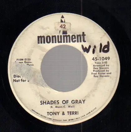 Tony & Terri - Mr. Flower Vendor Man / Shades Of Gray