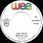 7inch Vinyl Single - Tony Vella - Night Life