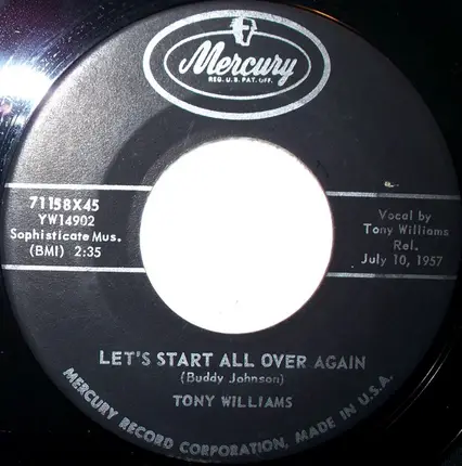 Tony Williams - When You Return / Let's Start All Over Again