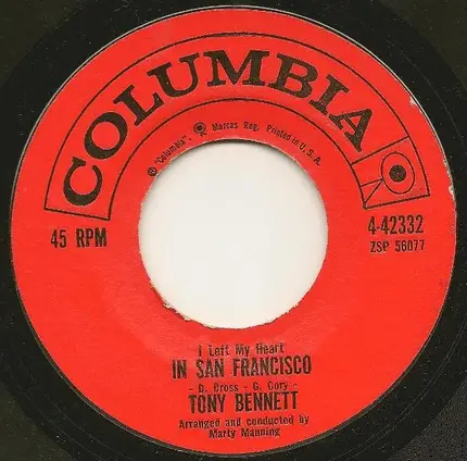 Tony Bennett - Once Upon A Time / I Left My Heart In San Francisco
