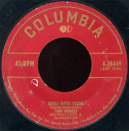 Tony Bennett With Percy Faith & His Orchestra - Cold, Cold Heart