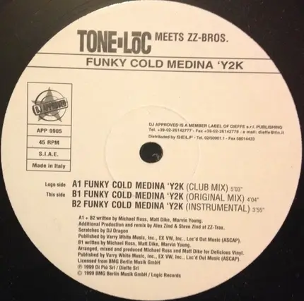 Tone Loc Meets ZZ-Bros. - Funky Cold Medina 'Y2K