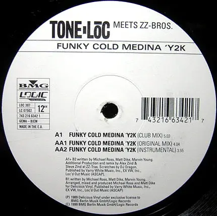 Tone Loc Meets ZZ-Bros. - Funky Cold Medina 'Y2K