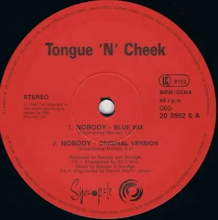 Tongue n Cheek - Nobody