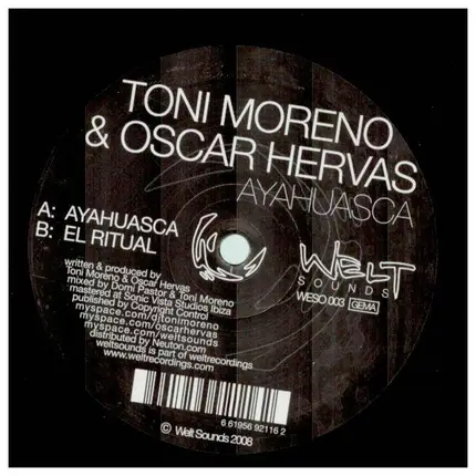 Toni Moreno & Oscar Hervas - Ayahuasca