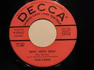 Toni Arden - Why, Why, Why / Just For Once