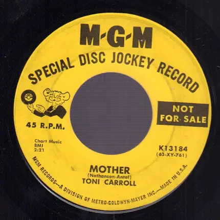 Toni Carroll - Lonely / Mother