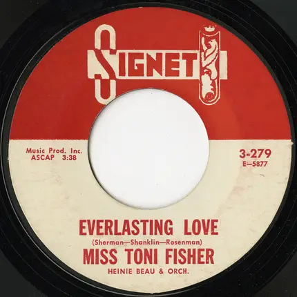 Toni Fisher - Everlasting Love / The Red Sea Of Mars