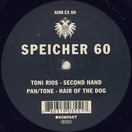 Toni Rios , Pan/Tone - SPEICHER 60