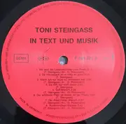 LP - Toni Steingass - Toni Steingass In Text Und Musik