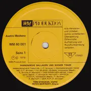 LP - Toni Stricker - Pannonische Balladen Und Wiener Tänze