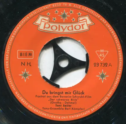 Toni Sailer - Du Bringst Mir Glück / Wenn In Paris Der Flieder Blüht