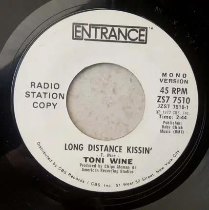 Toni Wine - Long Distance Kissin'