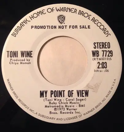 Toni Wine - My Point Of View