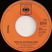7inch Vinyl Single - Tonia - Wenn Die Nachtigall Singt / Mein Rosaroter Regenschirm