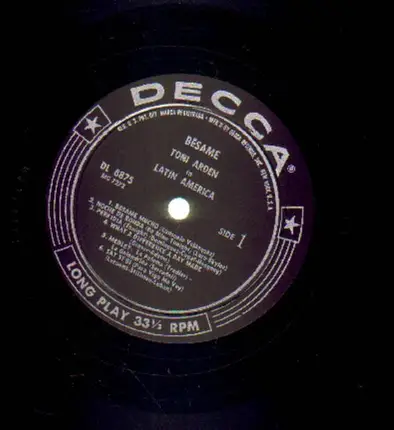 Toni Arden - Besame!