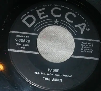Toni Arden - Padre / All At Once