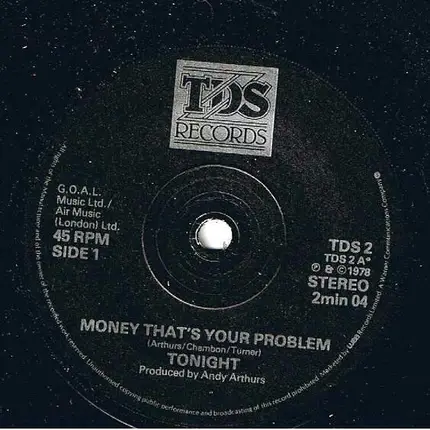 Tonight - Money That's Your Problem