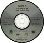 CD - Tonio K. - Notes From The Lost Civilization