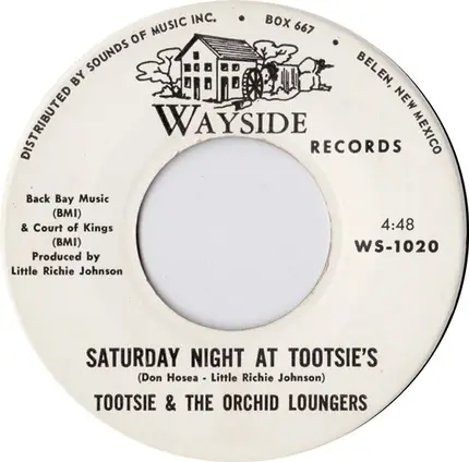 Tootsie & The Town And Country Singers - My Place / Saturday Night At Tootsie's