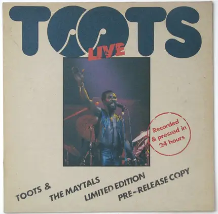Toots & The Maytals - Live At The Palais 29.9.1980