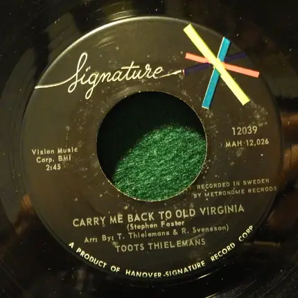 Toots Thielemans - Carry Me Back To Old Virginia