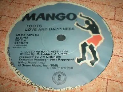Toots Hibbert - Love And Happiness