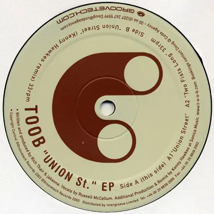 Toob - Union  Street EP