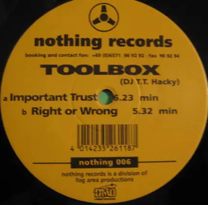 Toolbox - Important Trust / Right Or Wrong