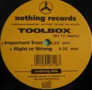 12inch Vinyl Single - Toolbox - Important Trust / Right Or Wrong