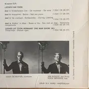 LP - Toon Hermans - One Man Show Opgenomen In Theater Carré, Amsterdam - 3rd Label Variation