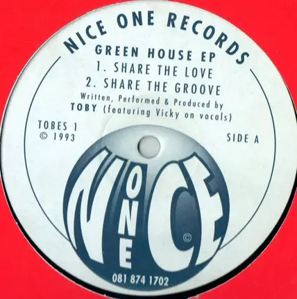 Toby Featuring Vicky - The Green House EP
