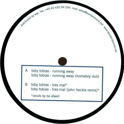 Toby Tobias - Messing With My Mind E.P