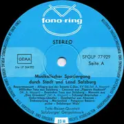 LP - Tobi Reiser Quintett , Salzburger Geigenmusik - Musikalischer Spaziergang Durch Stadt Und Land Salzburg