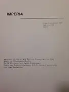 LP - Tobias Kirstein & Jacob Kirkegaard - Imperia - +insert, Ltd Ed, white label