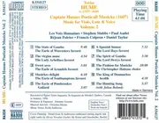 CD - Tobias Hume - Les Voix Humaines • Stephen Stubbs • Paul Audet • Réjean Poirier • Francis Colpron • - Captain Humes Poeticall Musicke Volume 2