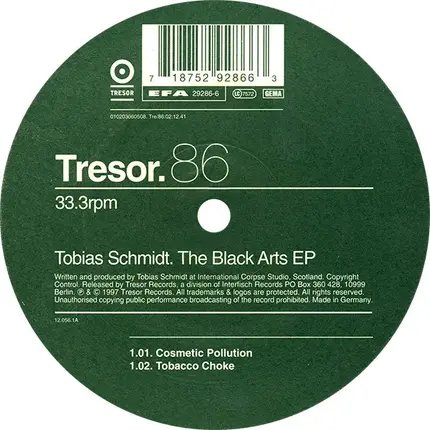Tobias Schmidt - The Black Arts ep