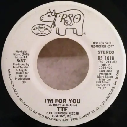 Today, Tomorrow, Forever - I'm For You