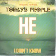 7inch Vinyl Single - Today's People - He / I Didn't Know