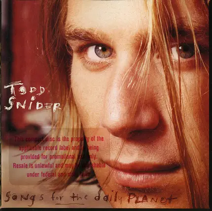 Todd Snider - Songs for the Daily Planet