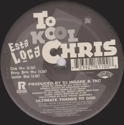 to kool chris - esta loca