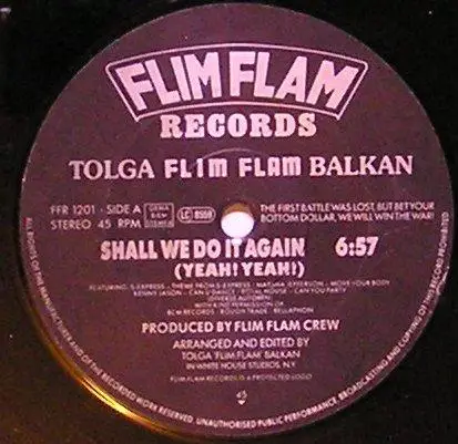 Tolga 'Flim Flam' Balkan - Shall We Do It Again (Yeah! Yeah!)