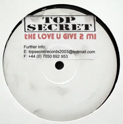 Top Secret - Roxy Music Vs Marvin Gaye - The Love U Give 2 Me