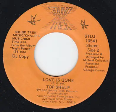 Top Shelf - Love Is Gone