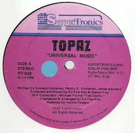 Topaz - Universal Music
