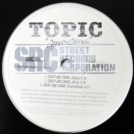 Topic - Creep + Crawl