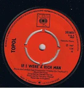 Topol - If I Were A Rich Man