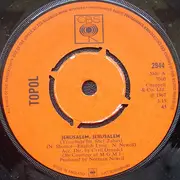 7inch Vinyl Single - Topol - Jerusalem, Jerusalem / Sallah