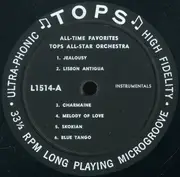LP - Tops All-Star Orchestra - All-Time Favorites - Mono