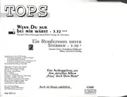 CD Single - Tops - Wenn Du Nur Bei Mir Wärst